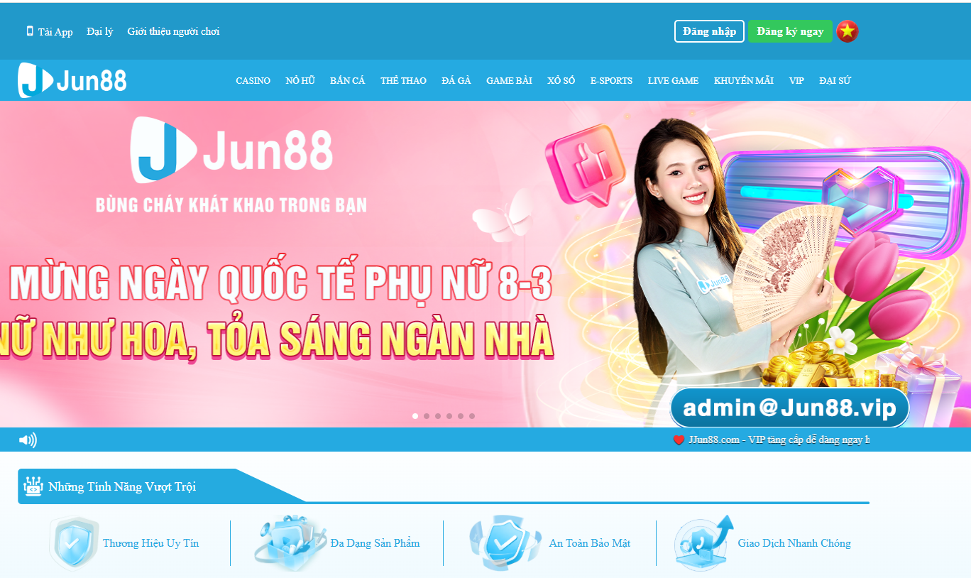 Giới thiệu về nhà cái Jun88